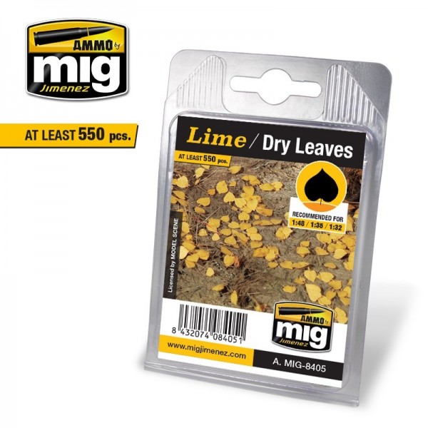MIG - Posypka liście / Lime Dry Leaves