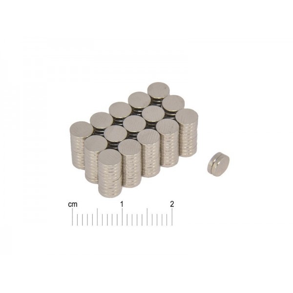 Magnesy Neodymowe 5x1mm (10 sztuk)