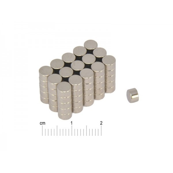 Magnesy Neodymowe 5x2mm (10 sztuk)