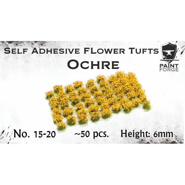 Paint Forge - Ochre Flowers