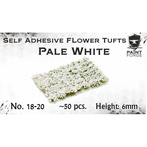 Paint Forge - Pale White Flowers