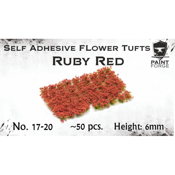 Paint Forge - Ruby Red Flowers