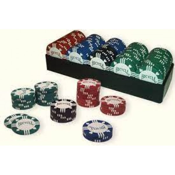 Premium Clay Poker Chips 100 - Bicycle