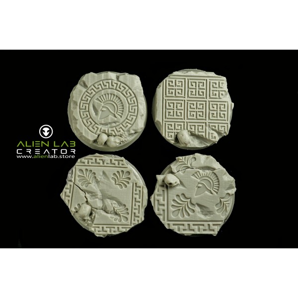 ANCIENT GREECE ROUND BASES 32MM