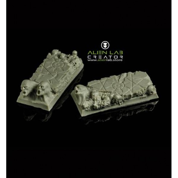 HELL RUINS 25MM / 50MM SQUARE BASES