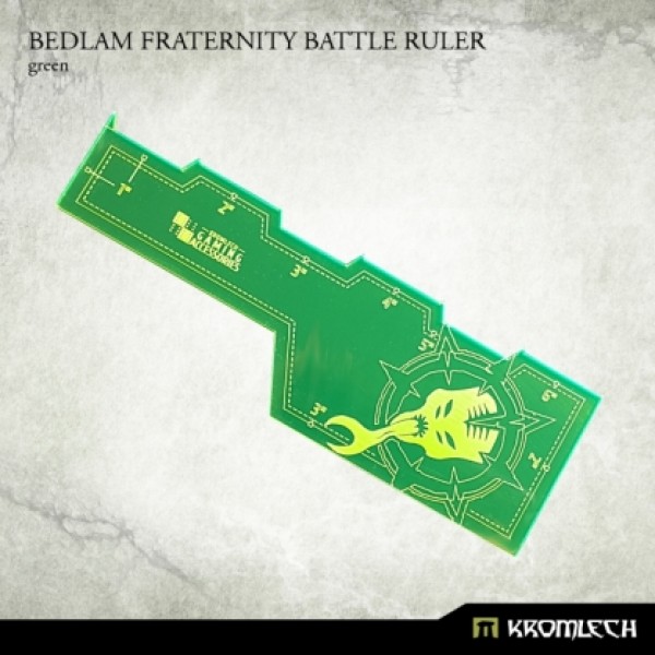 Bedlam Fraternity Battle Ruler [green]