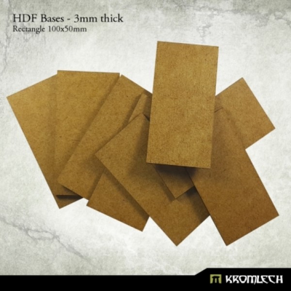 HDF Rectangle 100x50mm (8 pieces)