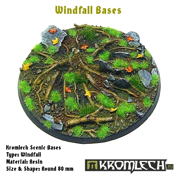 Windfall bases - round 80mm