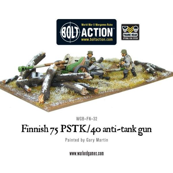 Finnish 75 PSTK/40 anti-tank gun